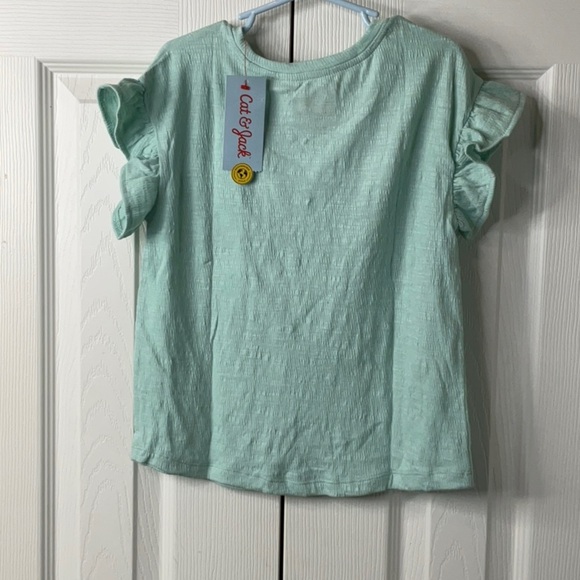 Cat & Jack Short Sleeve Shirt Size S (6/7) - Picture 5 of 8